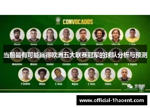 当前最有可能赢得欧洲五大联赛冠军的球队分析与预测